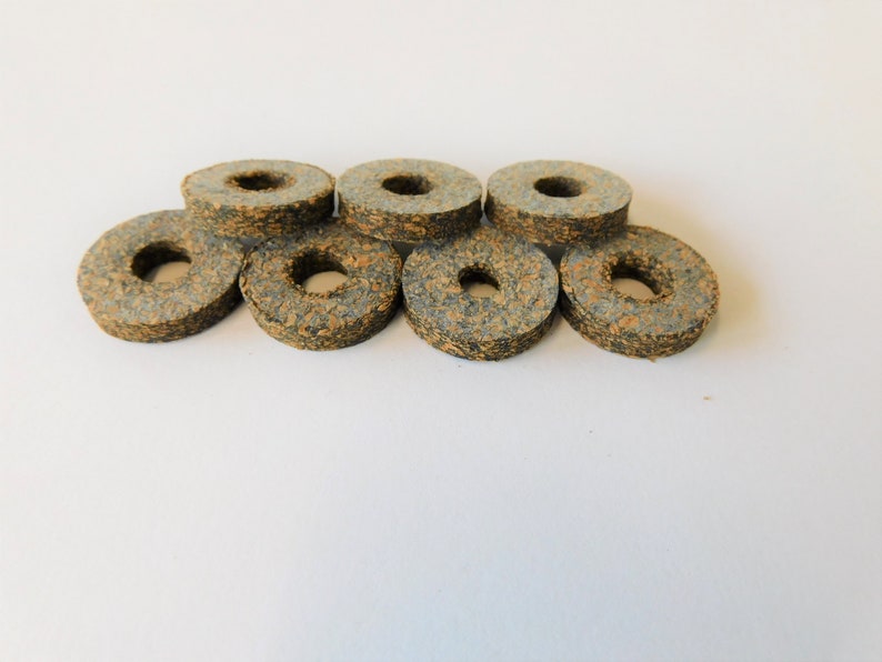 20 pieces rubber cork M6 20mm x 7mm x 4mm image 2