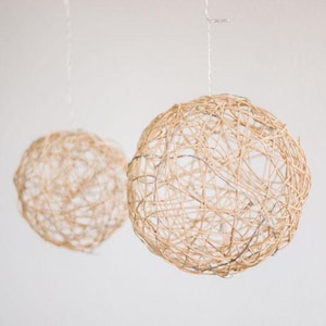 Decorative ball with fairy lights