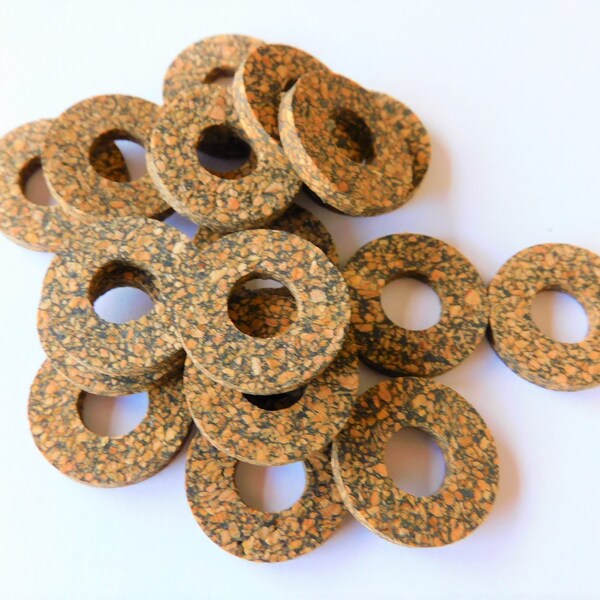 Washers M10 rubber cork 30mm x 10mm x 1mm