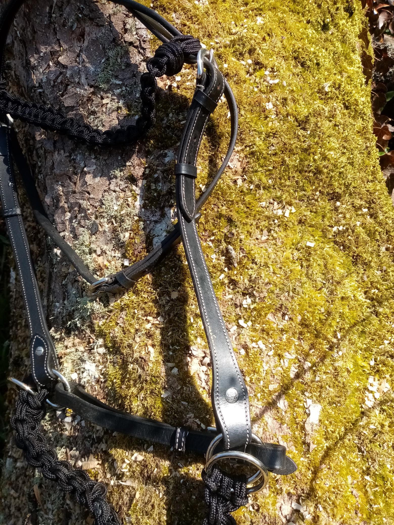 Schwarz oder braun geflochtenes Seil und Leder westlichen Stil | Etsy