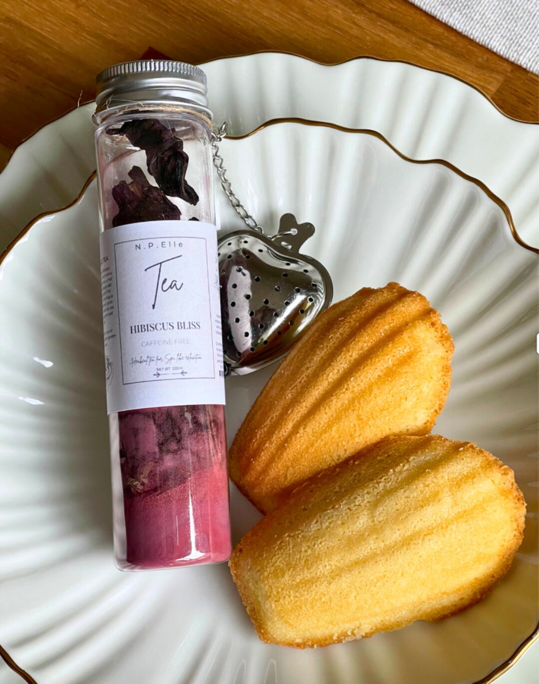 Tea Favors With Heart Shape Infuser Garden Party Favor Etsy