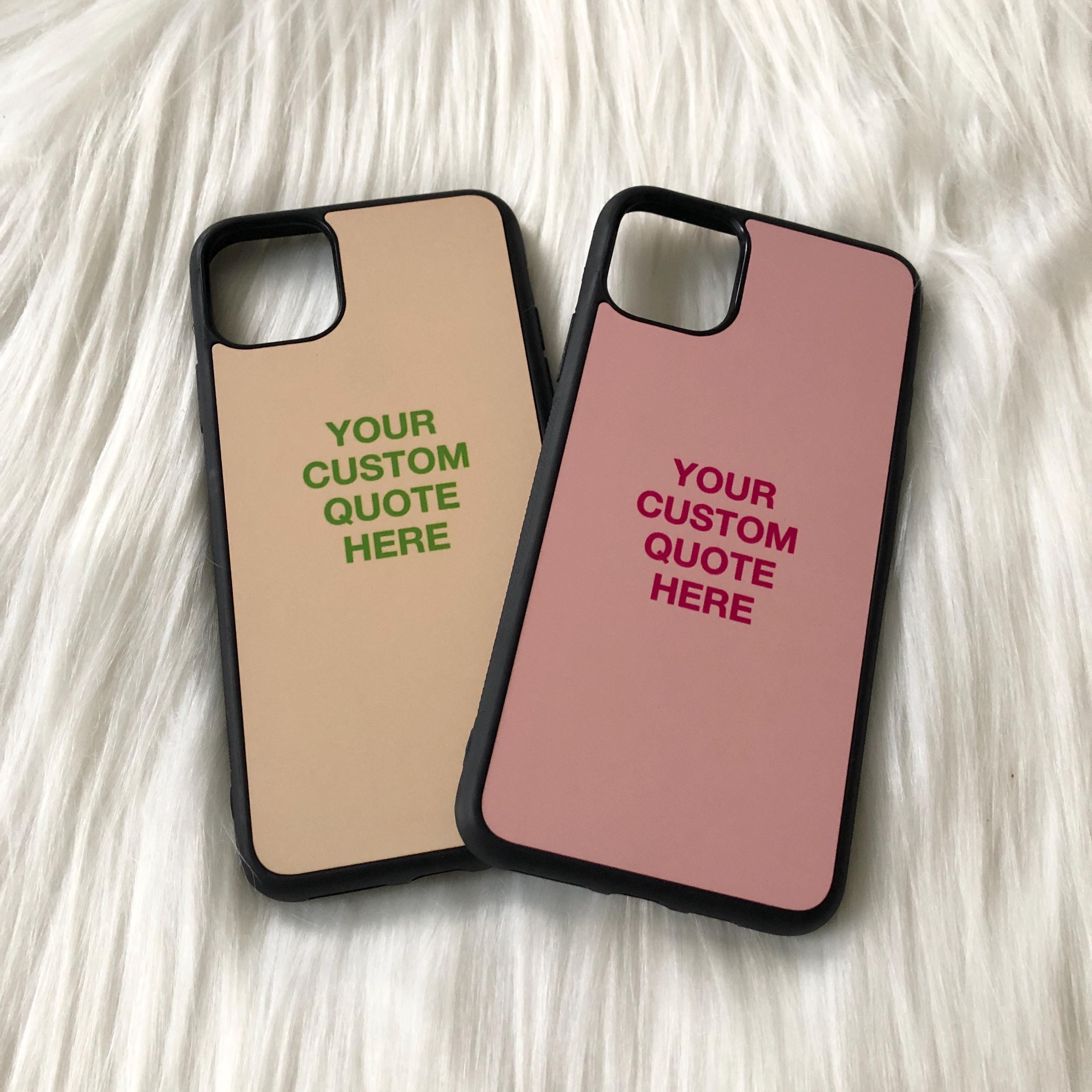 Amazon Custom Text Iphone Case Custom Text Quotes Phone Case *available In  IPhone Android*