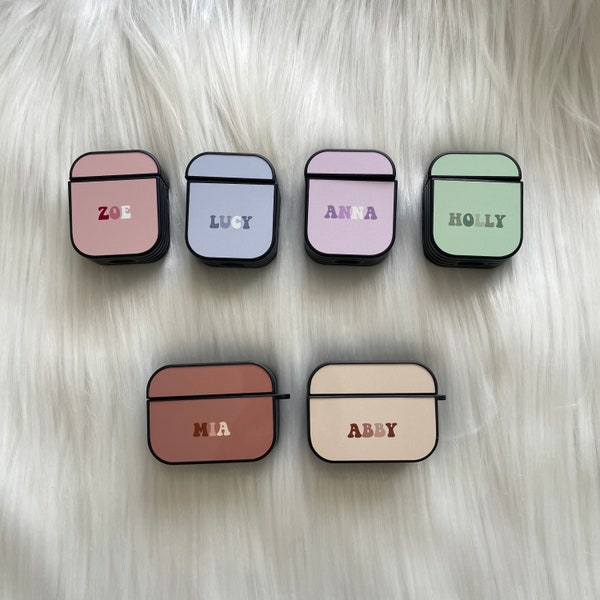 Personalised Name Airpod 1st and 2nd and 3rd generation and AirPods Pro Cases
