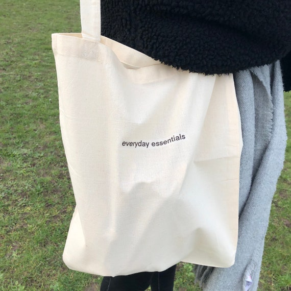 Everyday Essentials Cotton Tote Bag | Etsy