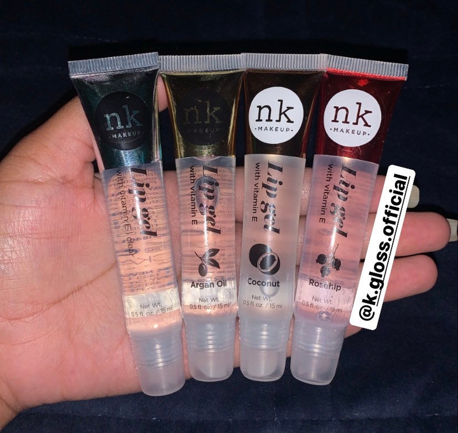 Nk Makeup Nicka K Lip Gels Clear & Pink Lip Gels Etsy UK