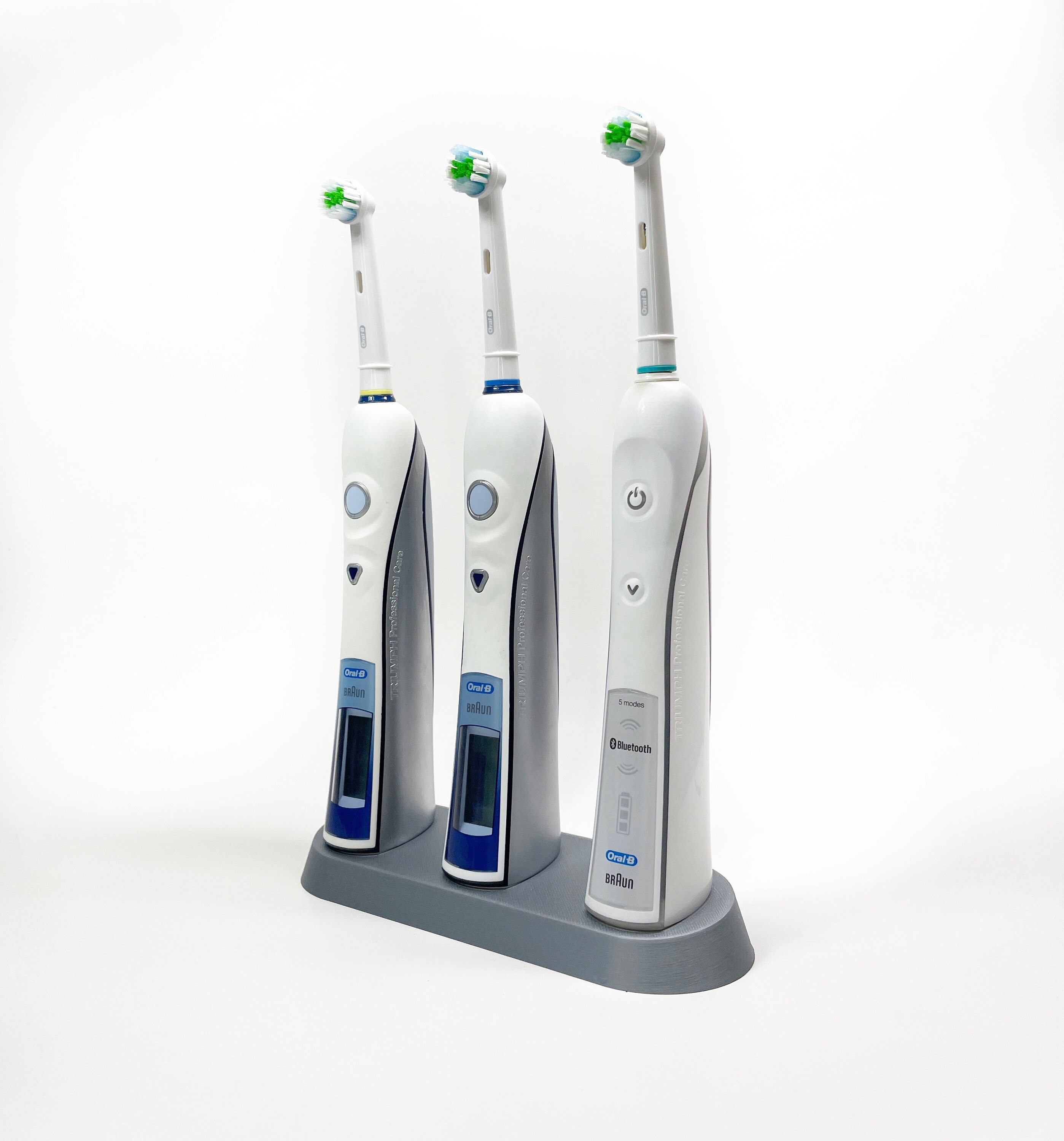OralB Electric Toothbrush Stand 1 2 or 3 slots white Etsy