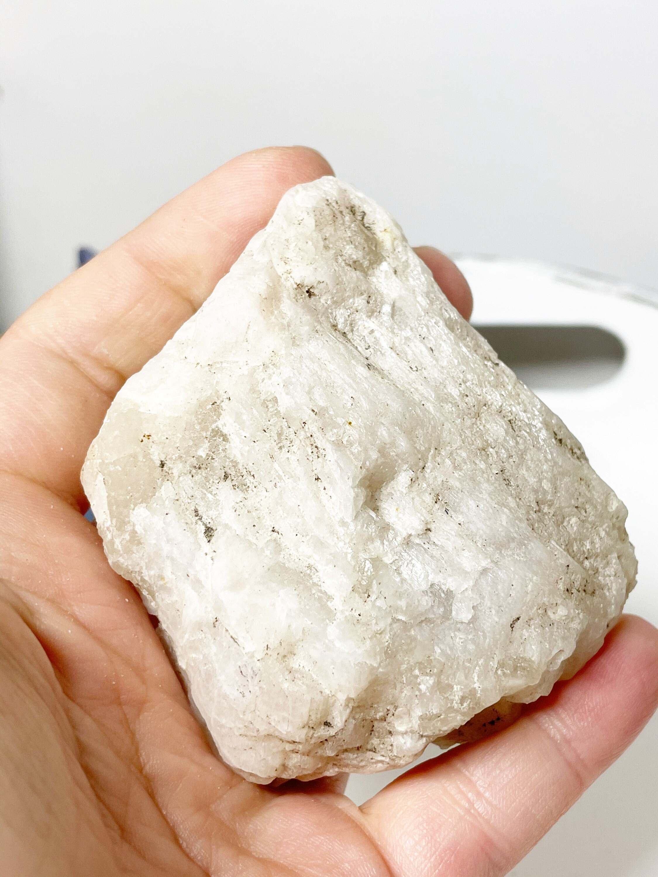 Raw Moonstone White Moonstone Raw Crystal White Crystal Etsy