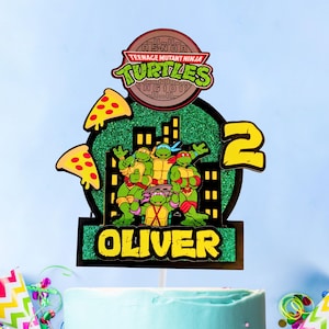 Mutant Turtle Ninjas Birthday Cake Topper | Ninja Birthday Theme | birthday party