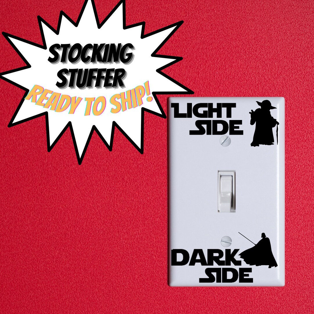 Star Wars Inspired Dark Side Light Side Wall Decor, Light Side Dark ...