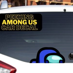 Among Us U Sus, Among Us Decal, Among Us Car Sticker