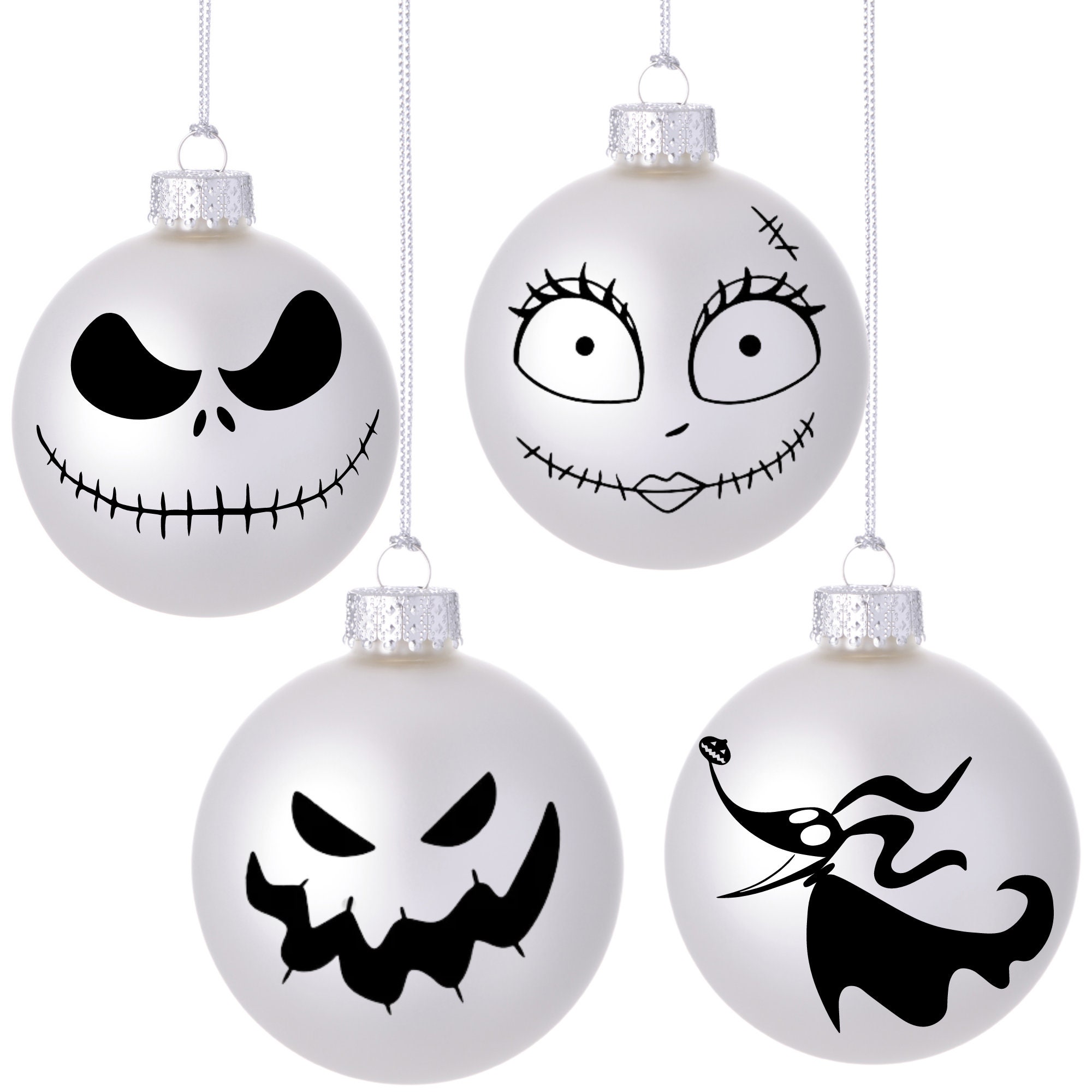 Nightmare Before Christmas Inspired Christmas Tree Ornaments - Etsy