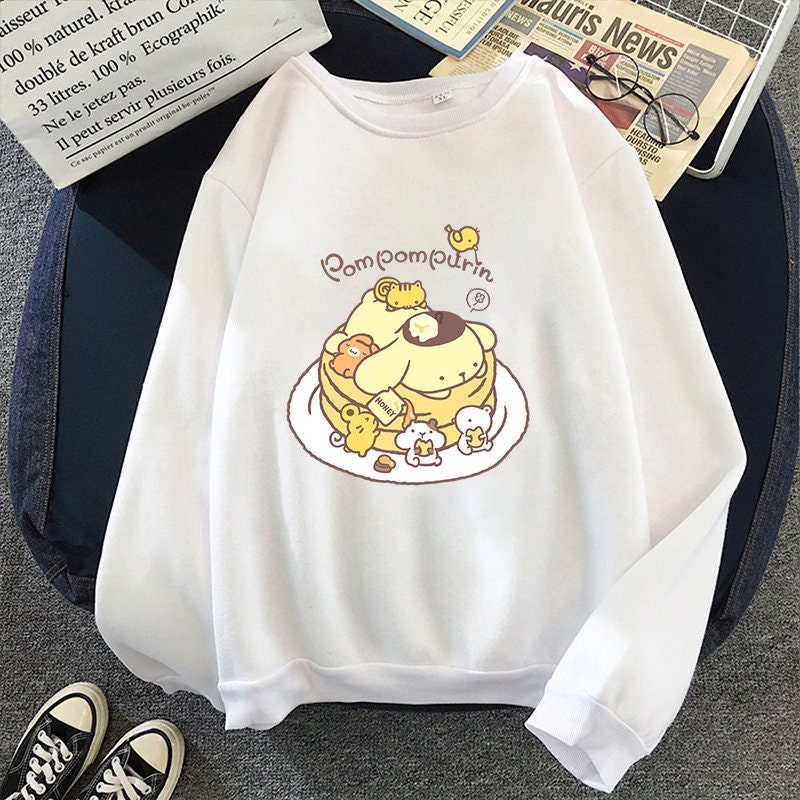 Cute Pompompurin And Friends Unisex Sweatshirt Pochacco | Etsy