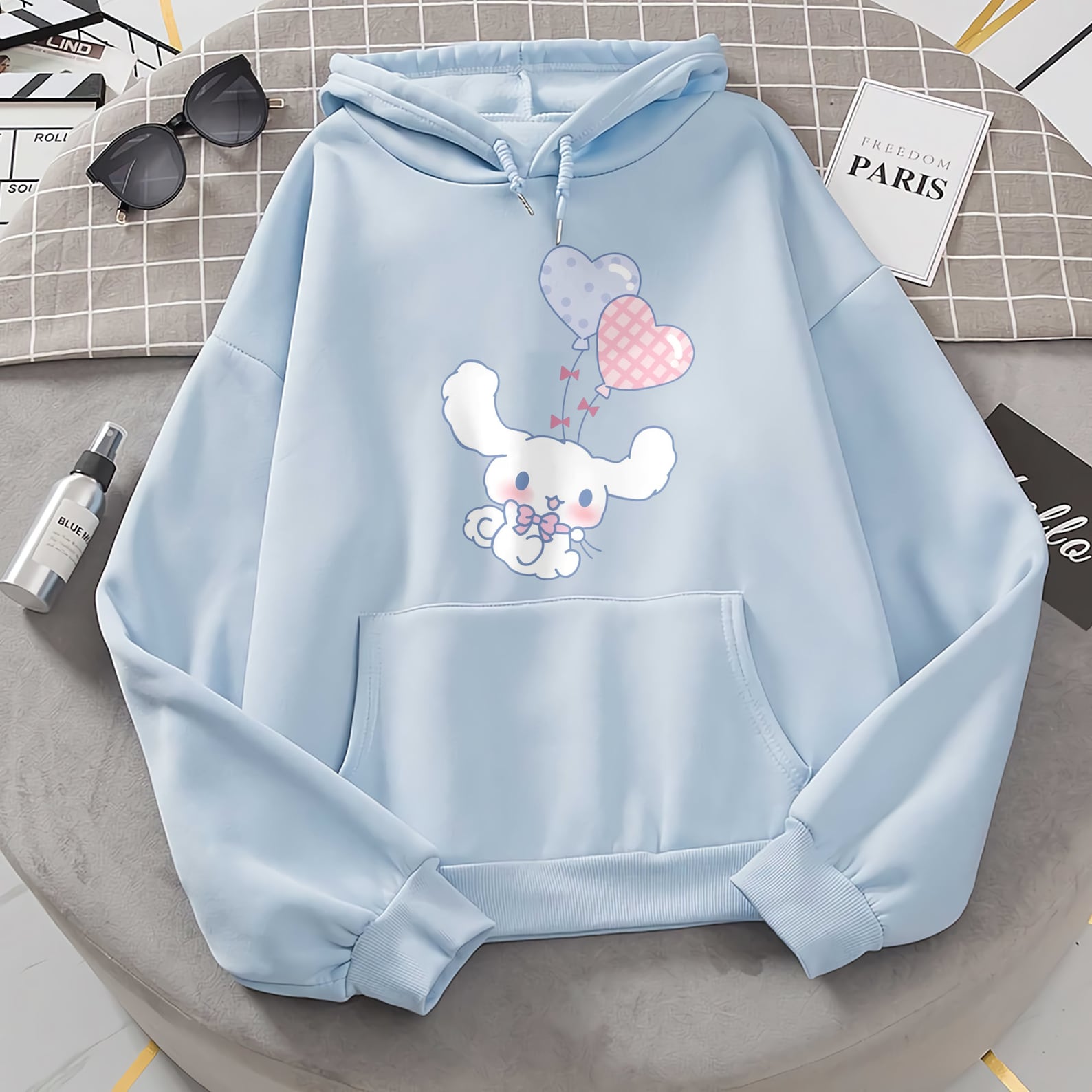 Cute Cinnamoroll Unisex Hoodie Harajuku Hoodie Anime Hoodie Etsy 