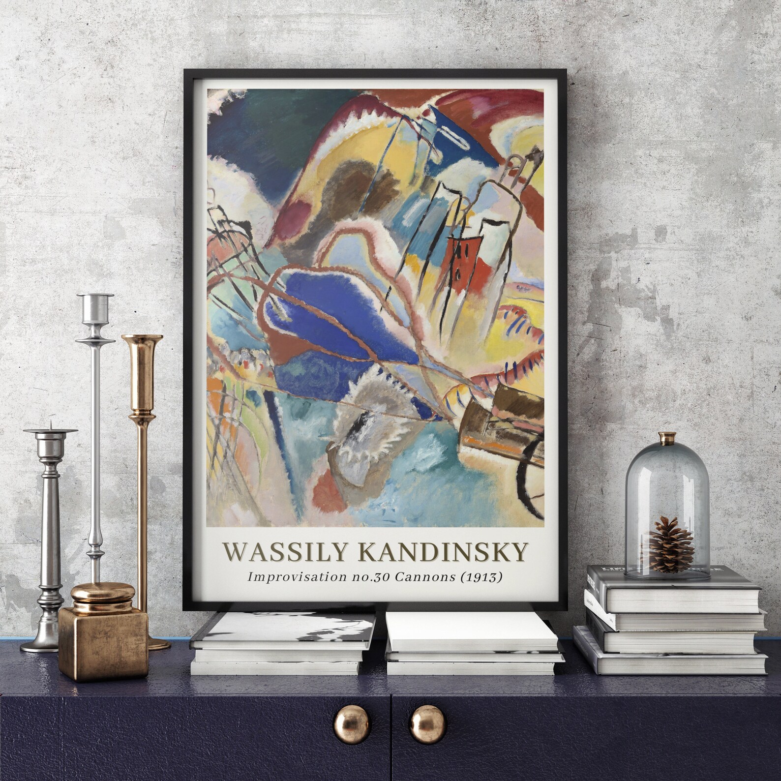 Wassily Kandinsky Improvisation No.30 Cannons Etsy