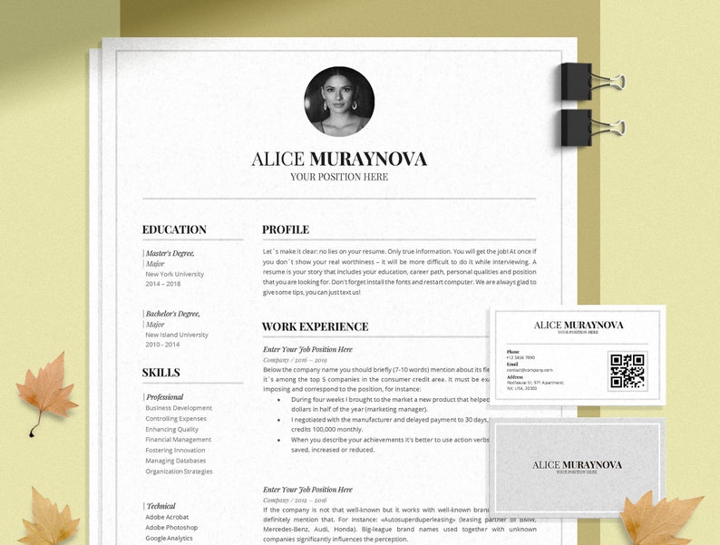 Creative Resume Teacher Professional Cv Template Resume Template Bundle For Ms Word Mac Pages Cover Letter 2 Pages Resume One Page Paper Design Templates Vadel Com