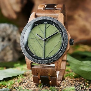 backpacking watch leather wrist band Hikers Watch