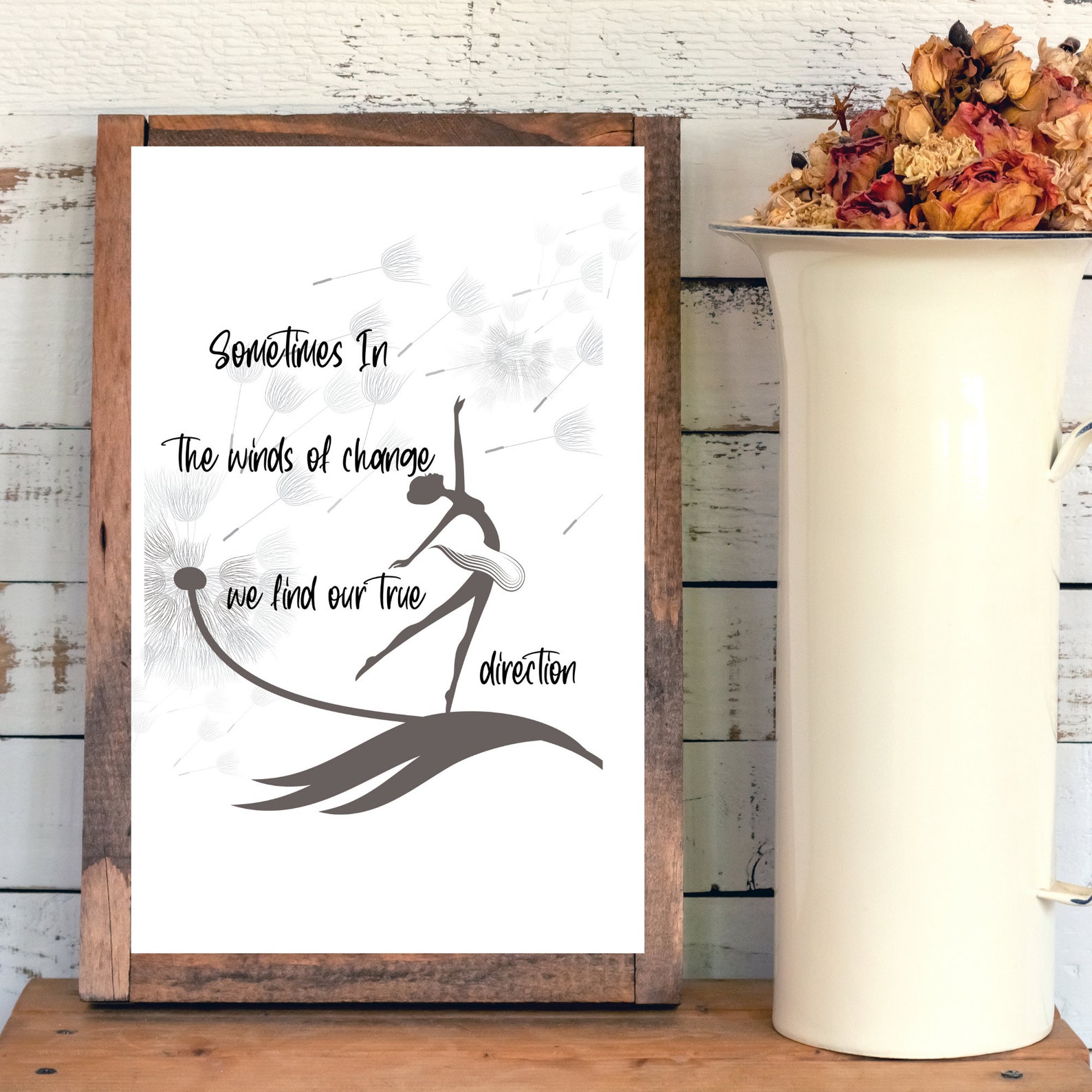 Sometimes In The Winds Of Change We Find Our True Direction Etsy Espa a