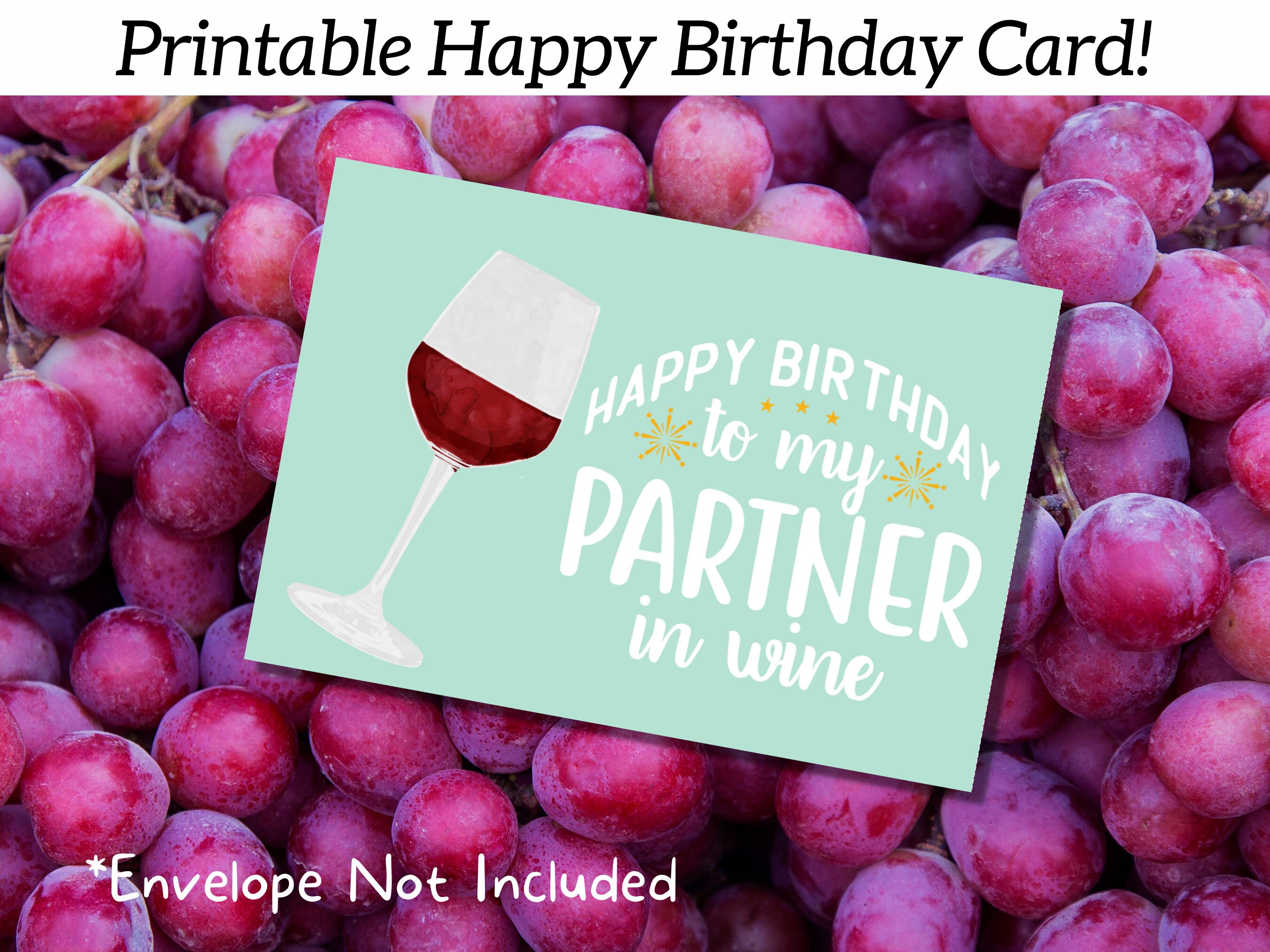 Printable Happy Birthday Card Funny Birthday Card Blank - Etsy