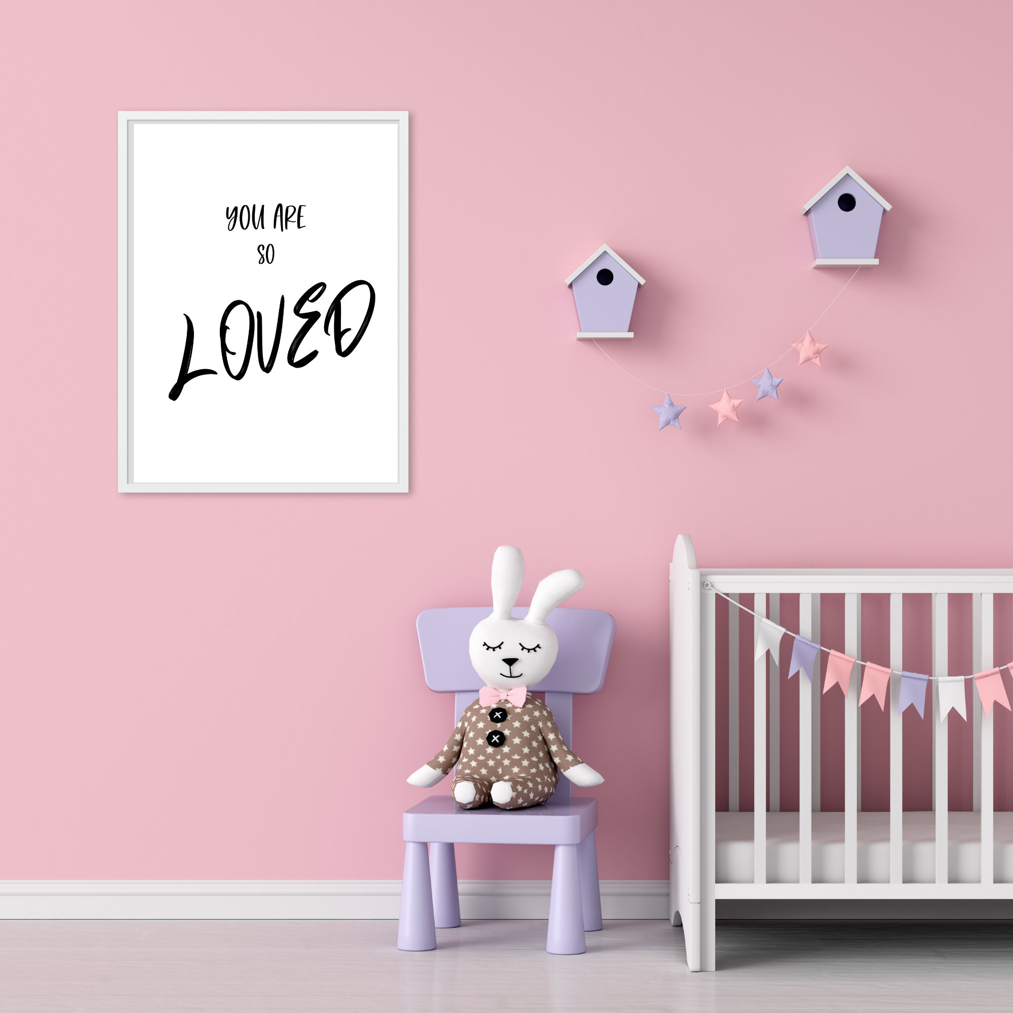 You Are so Loved Printable Nursery Wall Art, Gender Neutral Nursery ...