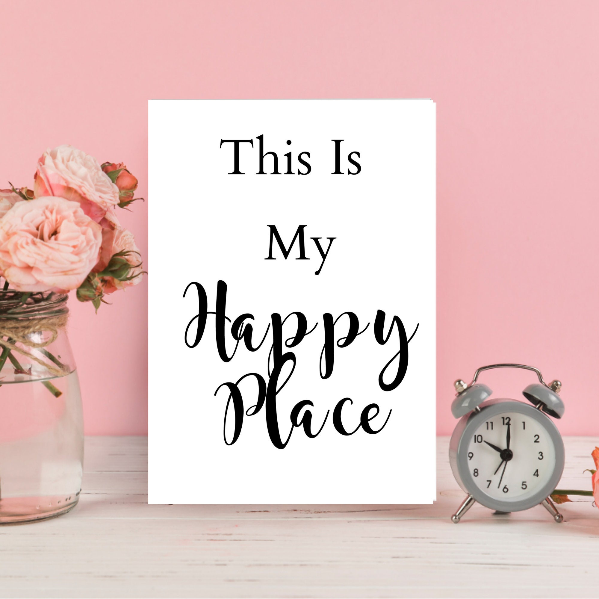 This Is My Happy Place Digital Wall Art. Instant Download Etsy