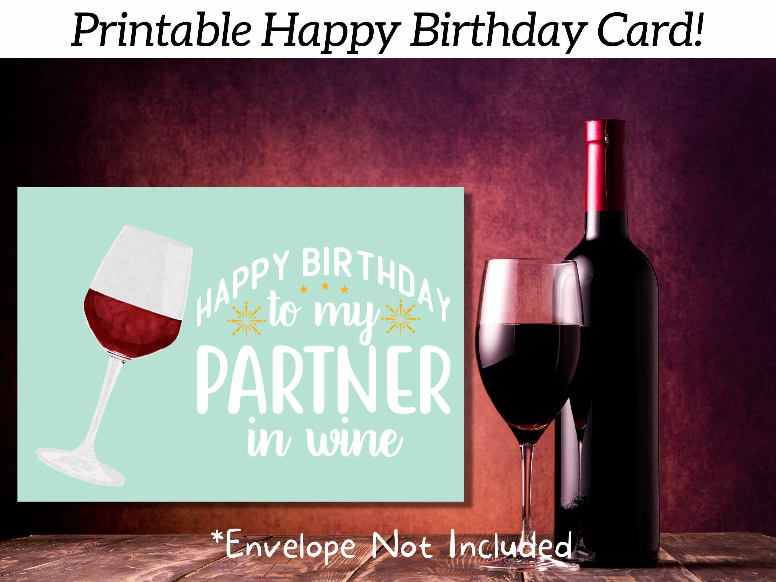 Printable Happy Birthday Card Funny Birthday Card Blank - Etsy