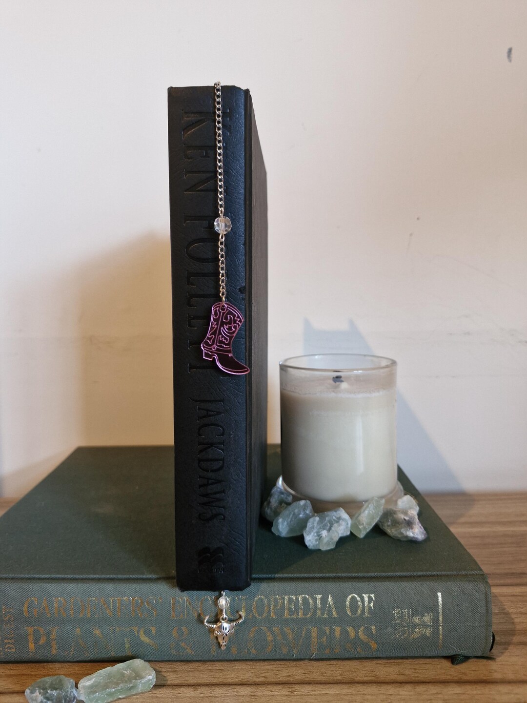 Pink Cowgirl Boot Bookmark: Handmade Bookmark Country Girl Romance - Etsy