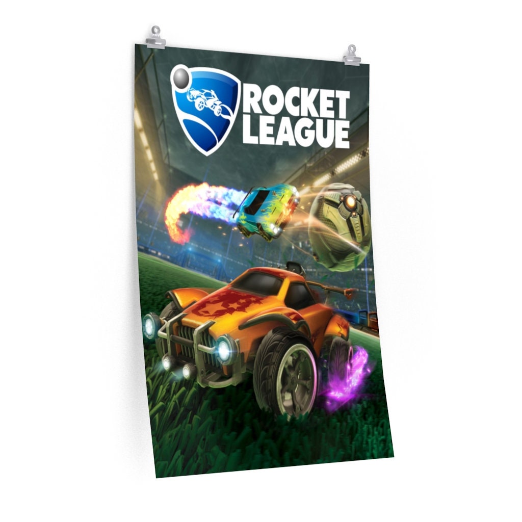 Rocket League Poster Rocket League Rocket League video game Etsy