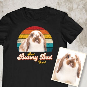 Best Bunny / Rabbit Dad T Shirt T-shirt Tshirt Tee. Customised - Etsy UK