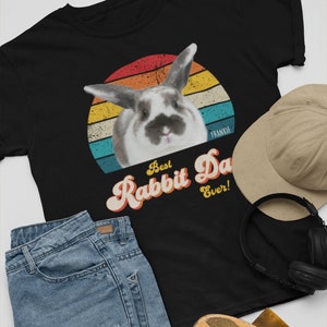 Best Bunny / Rabbit Dad T Shirt T-shirt Tshirt Tee. Customised - Etsy UK