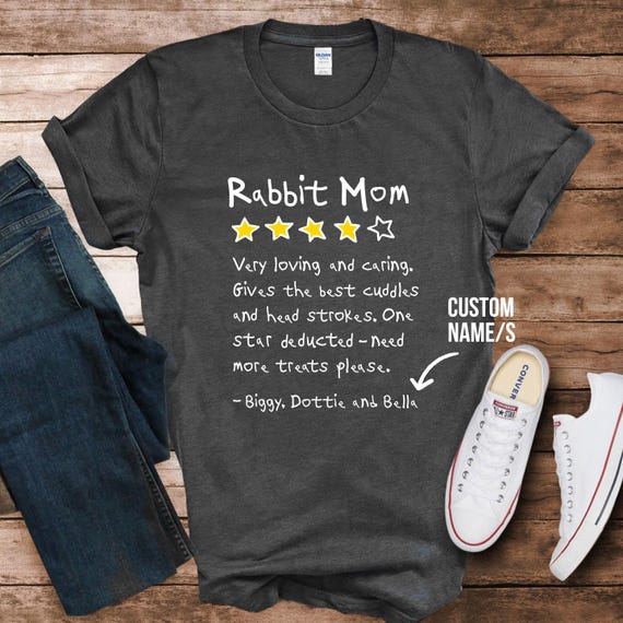 Rabbit Mom Funny Gifts, Rabbit Mom Funny T Shirt, Personalized Rabbit Mom Gift, Custom Rabbit Gifts For Her, Mother's Day Rabbit Present