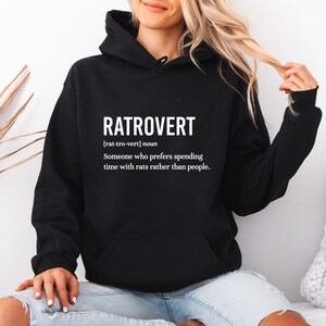 Funny rat gifts. Rat sweatshirt sweater hoodie tshirt. Rats lover gift for pet rat owner. Womens ladies mens kids clothes clothing apparel. imagem 3