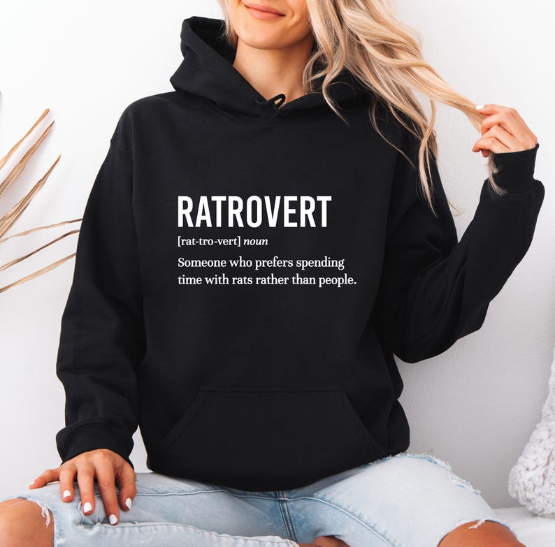 Funny rat gifts. Rat sweatshirt sweater hoodie tshirt. Rats lover gift for pet rat owner. Womens ladies mens kids clothes clothing apparel. imagem 3