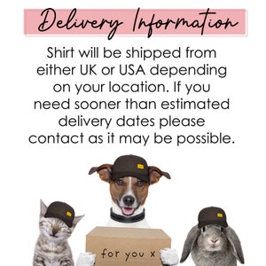 May include: A brown dog, a grey cat, and a grey rabbit, each wearing a brown baseball cap with a small yellow envelope icon. The dog holds a brown cardboard box with the handwritten text 'for you x' on the front, and wears a black collar.