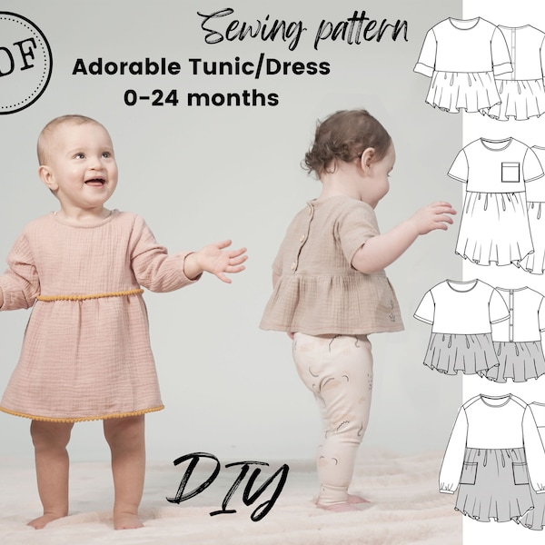 Baby Girl Tunic Etsy