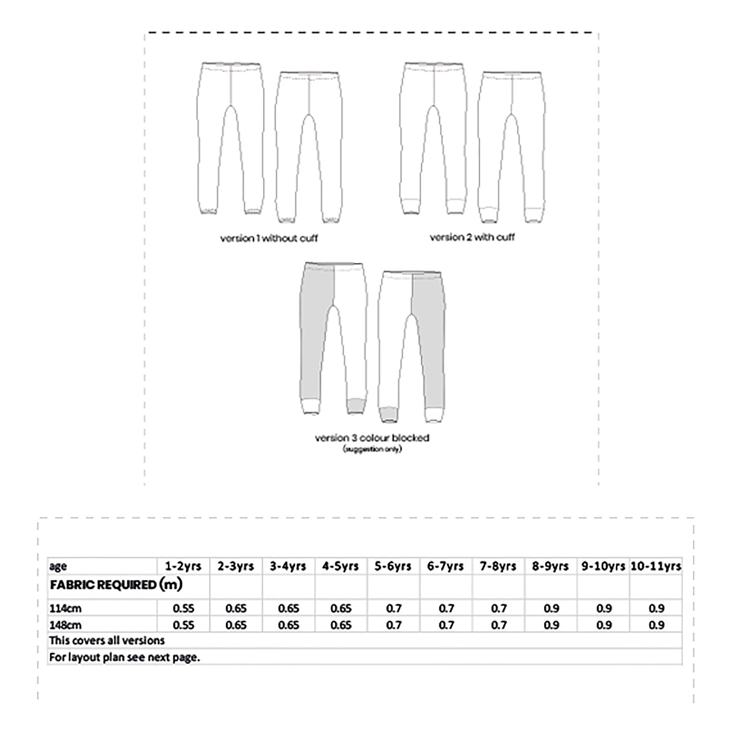 Clothing Kit.pdf Kids Sewing Pattern Bundle. PDF, Print at Home. Sew a Sweatshirt and ...