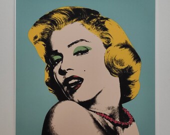 Andy Warhol Marilyn Monroe 60x60 CM Certificado De Autenticidad' MZ021 