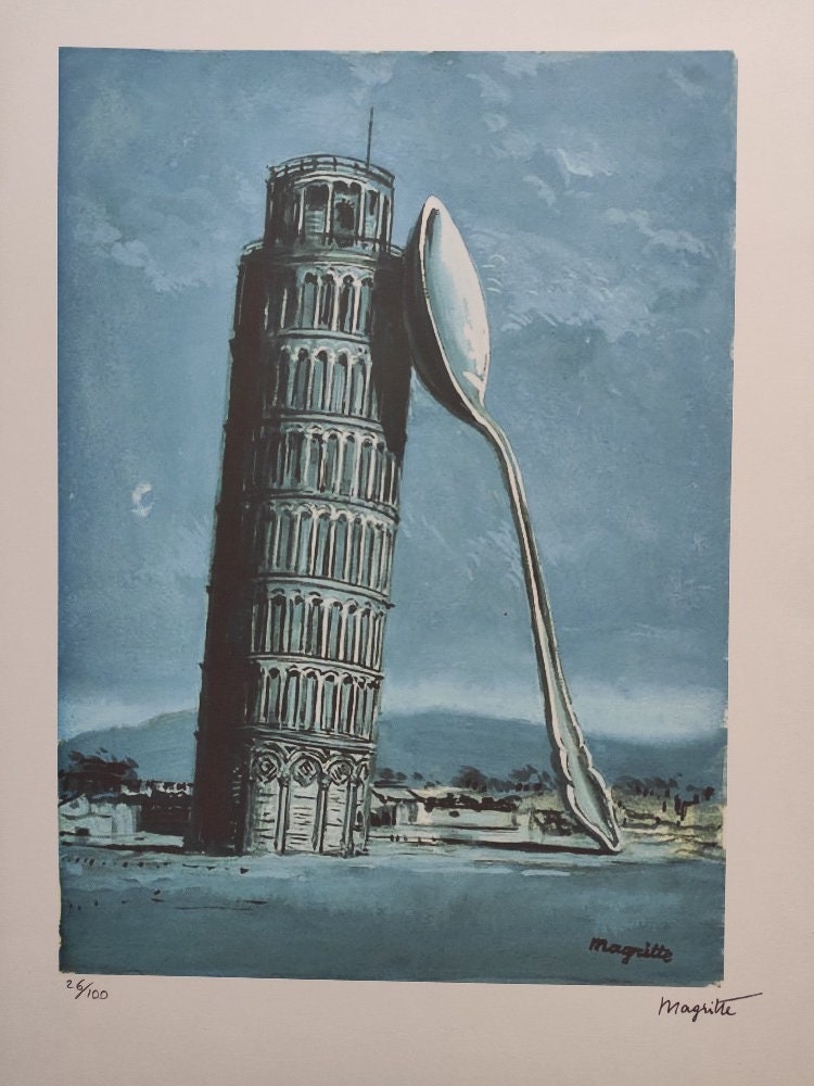 René Magritte Night in Pisa La nuit de Pise Certificate | Etsy