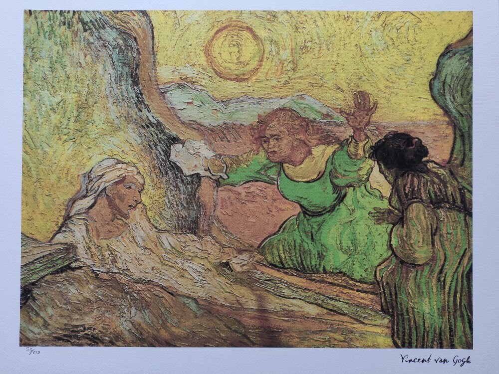 The Raising Of Lazarus Van Gogh