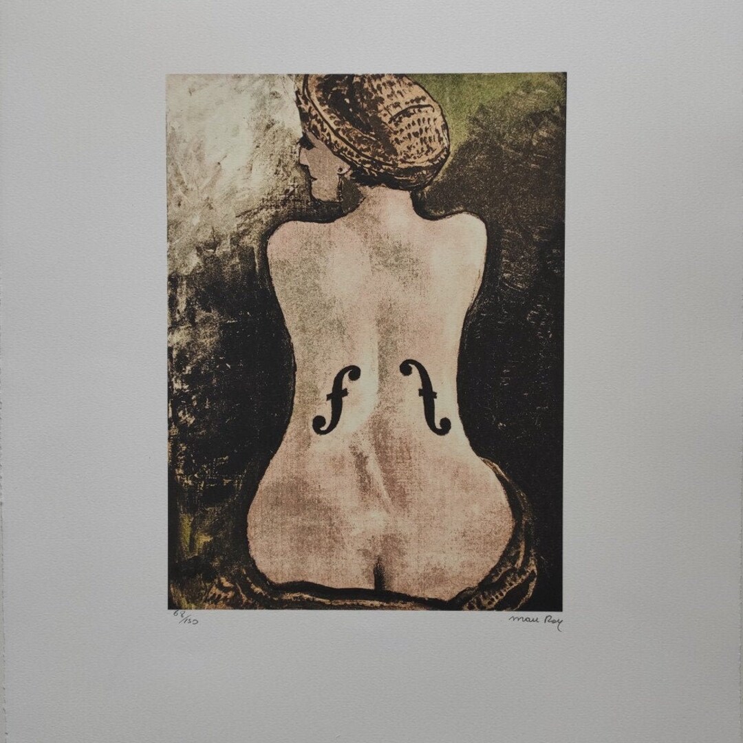 Man Ray Lithograph Le Violon D'ingres Certificate Etsy Australia