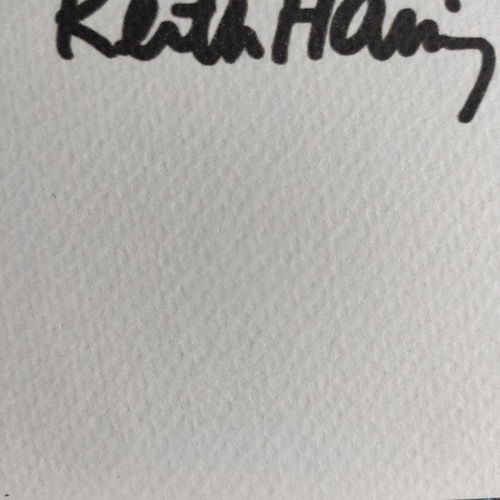 Shops Keith HARING Signed - BABY - Certificate (Keith Haring Lithograph, Haring Art)