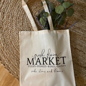 Fresh Flower Market Tote