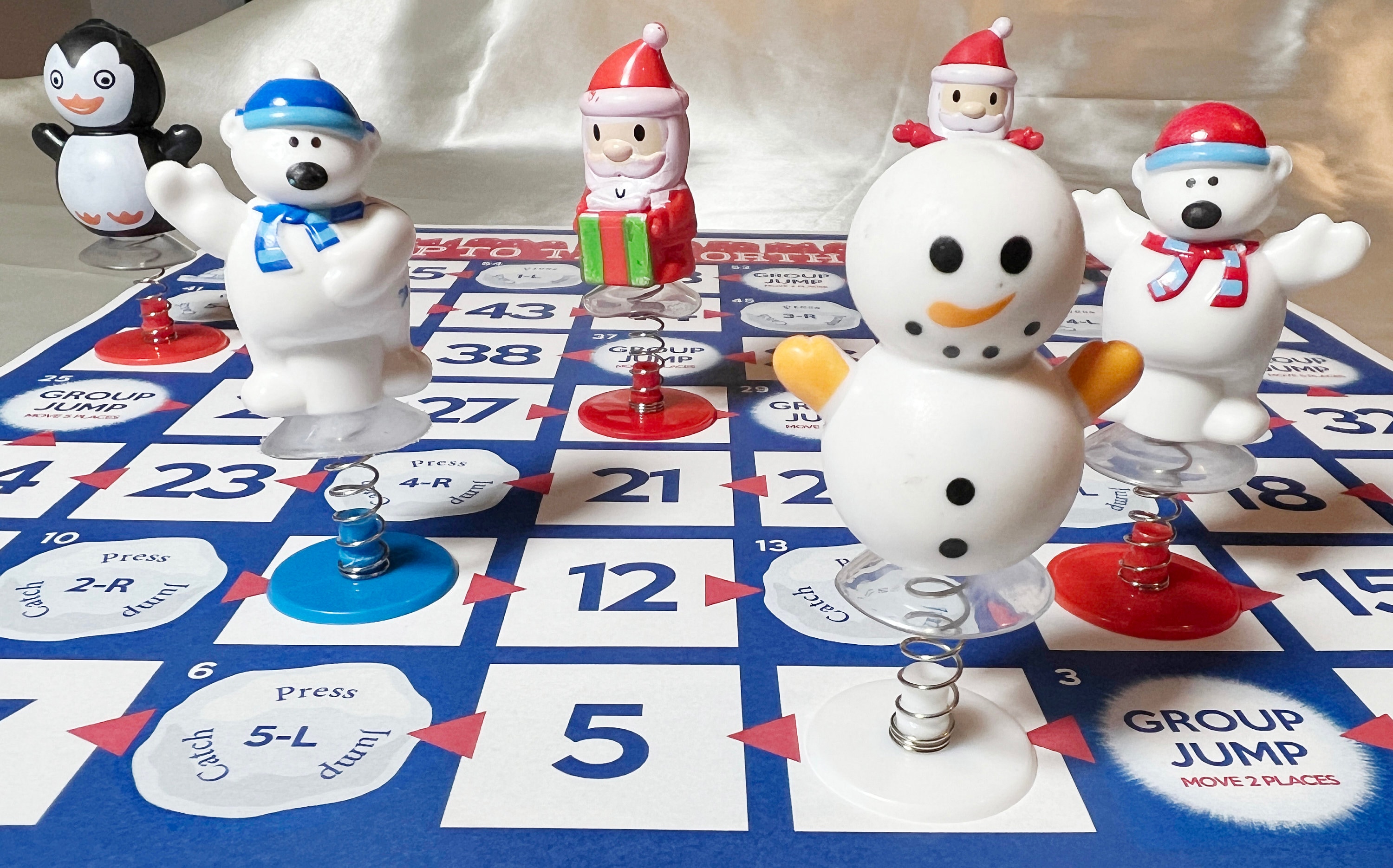 Festive Jump up Figure Game Jump to the North Pole Game Christmas