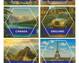 Pegatinas de lista de deseos de todo el mundo para Langford