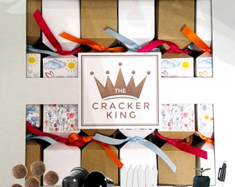 6 Galletas de Pascua con Semillas de 30 cm - El kit de plantación contiene 12 bolas de semillas de flor silvestre de abeja, flor silvestre de mariposa y nomeolvides.