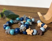 Handmade Wooden Kandi Beaded Friendship Bracelets - Littlespace Agere Jewellery