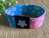 Pastel Paw Pattern Wristband