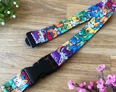 Rainbow Mutts Lanyard - cute dog design!