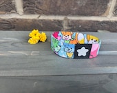 Rainbow Mutts Wristband - cute dog design!
