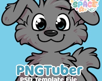 Schlappohr Hund - Furry PNGTuber .PSD Template File