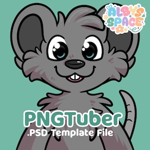 Mouse - Furry PNGTuber .PSD Template File